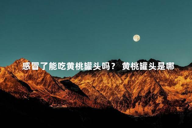 感冒了能吃黄桃罐头吗？ 黄桃罐头是哪里的特产